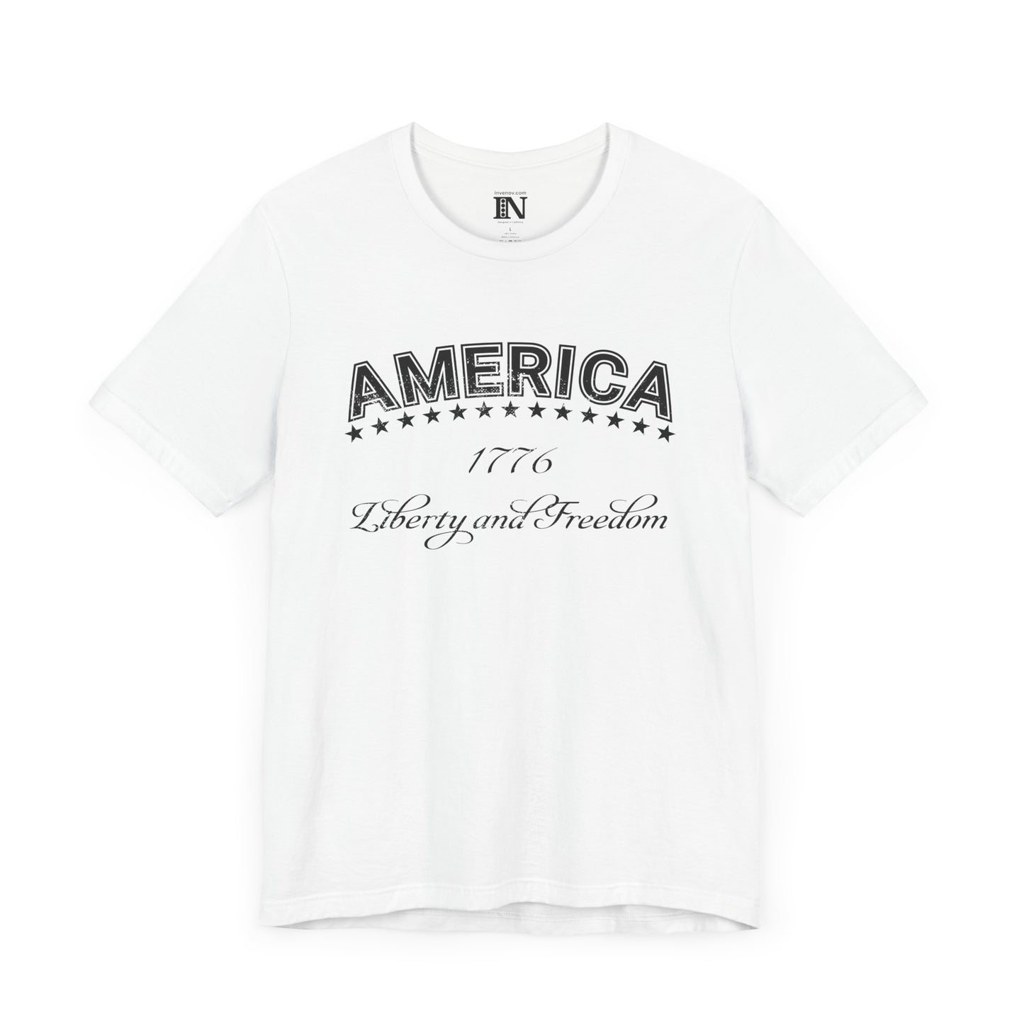 Liberty and Freedom Shirt, July 4th Shirt, Independence Day Shirt, Patriotic Shirt, American Shirt, USA Shirt, America T-Shirt, July 4 Shirt