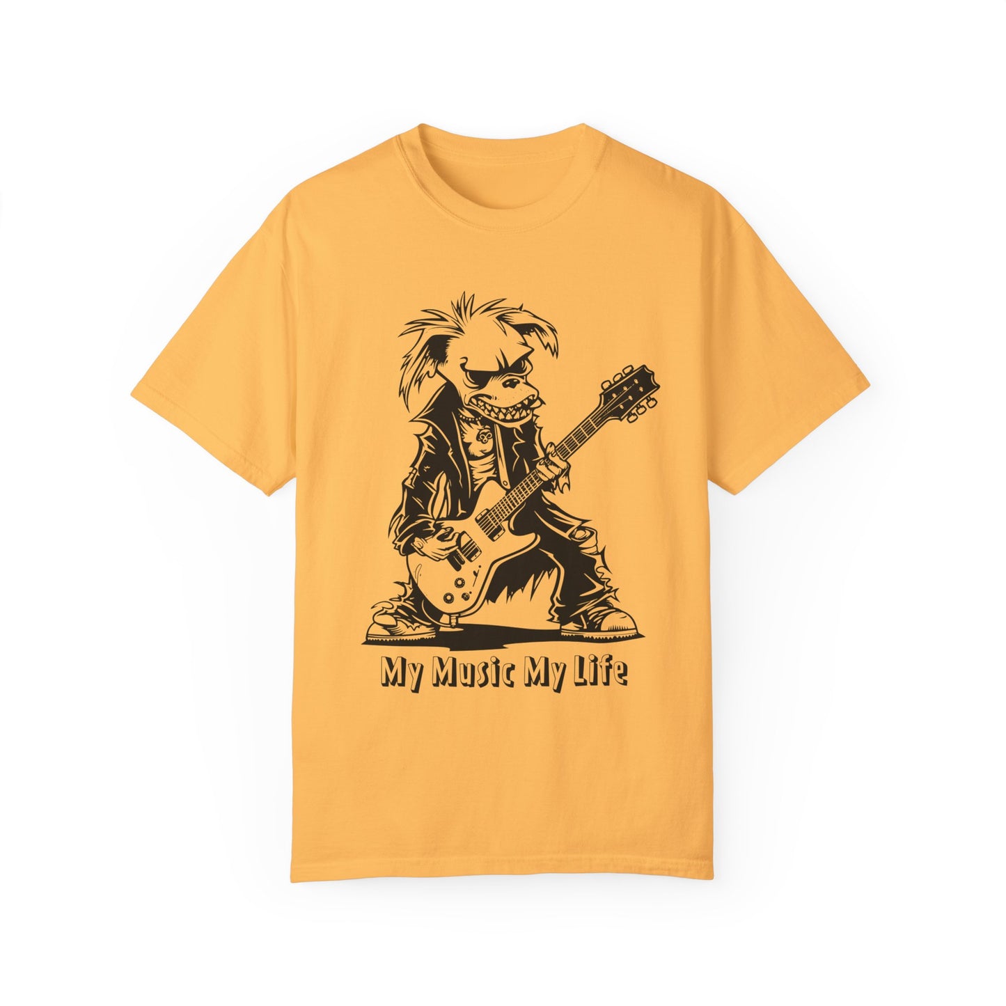 Comfort Colors Music Shirt, Music Party Shirt, Music Festival T-Shirt, Dog plays Guitar Shirt, Funny Dog Shirt, Pet Lover Shirt, Music Tee