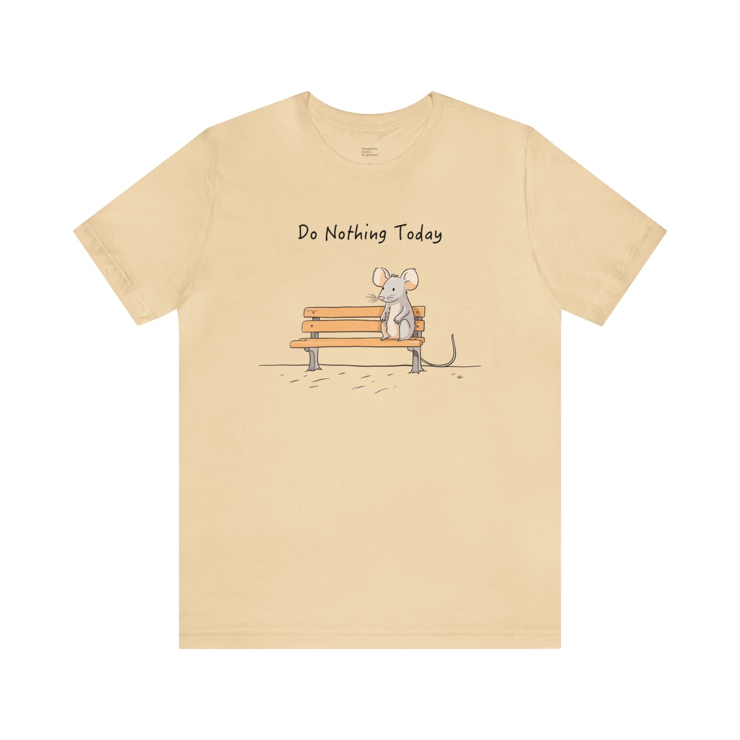 Mouse Shirt, Funny Mouse Shirt, Mouse Joke Shirt, Cute Mouse Shirt, Cartoon Mouse Shirt, Retirement Gift Idea, Lazy Shirt, Do Nothing Shirt