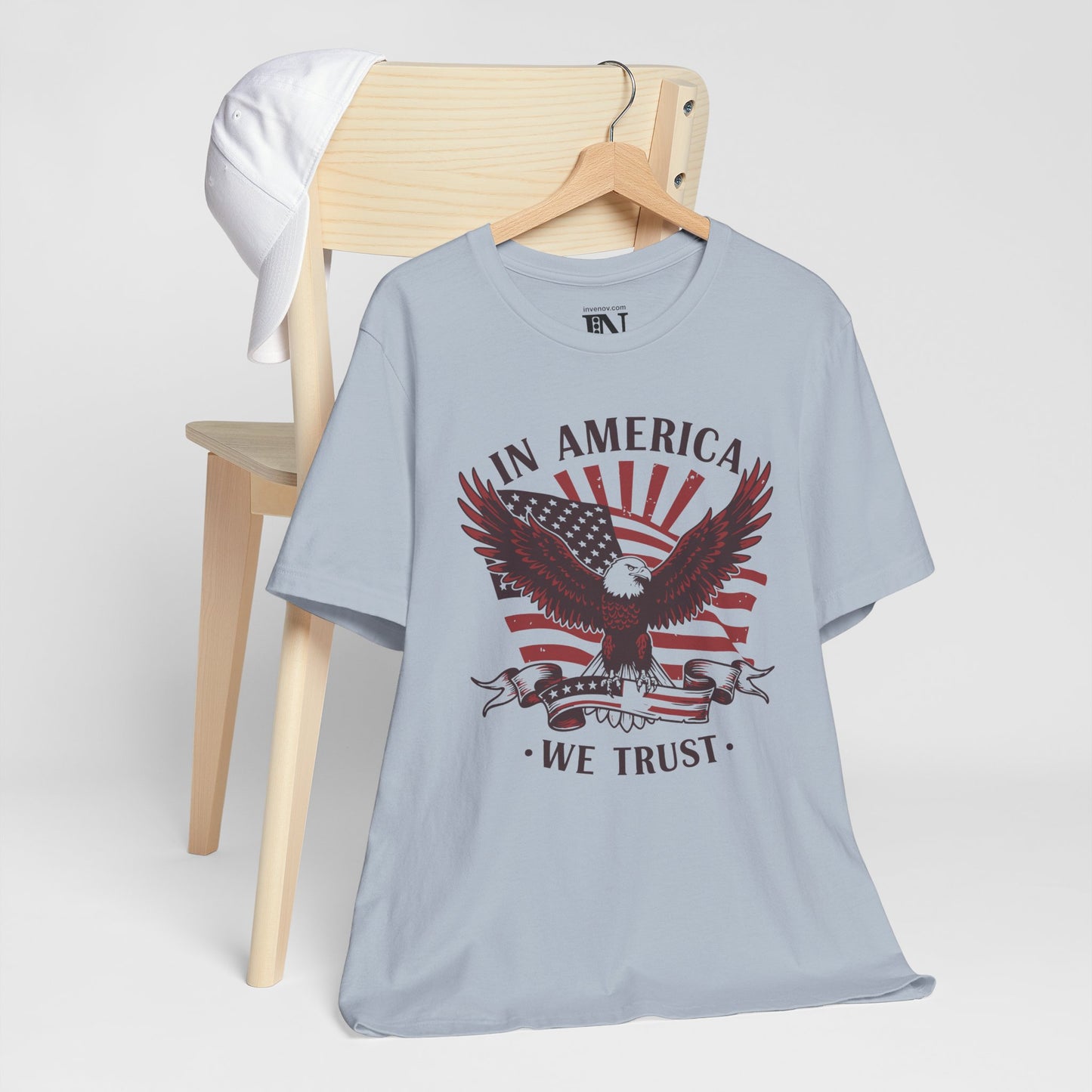 Patriotic Tee Shirt, 4th of July Independence Day Eagle Shirt, USA America Patriot Tee, Red White Blue Tee, Patriotic Gift Shirt, US Flag