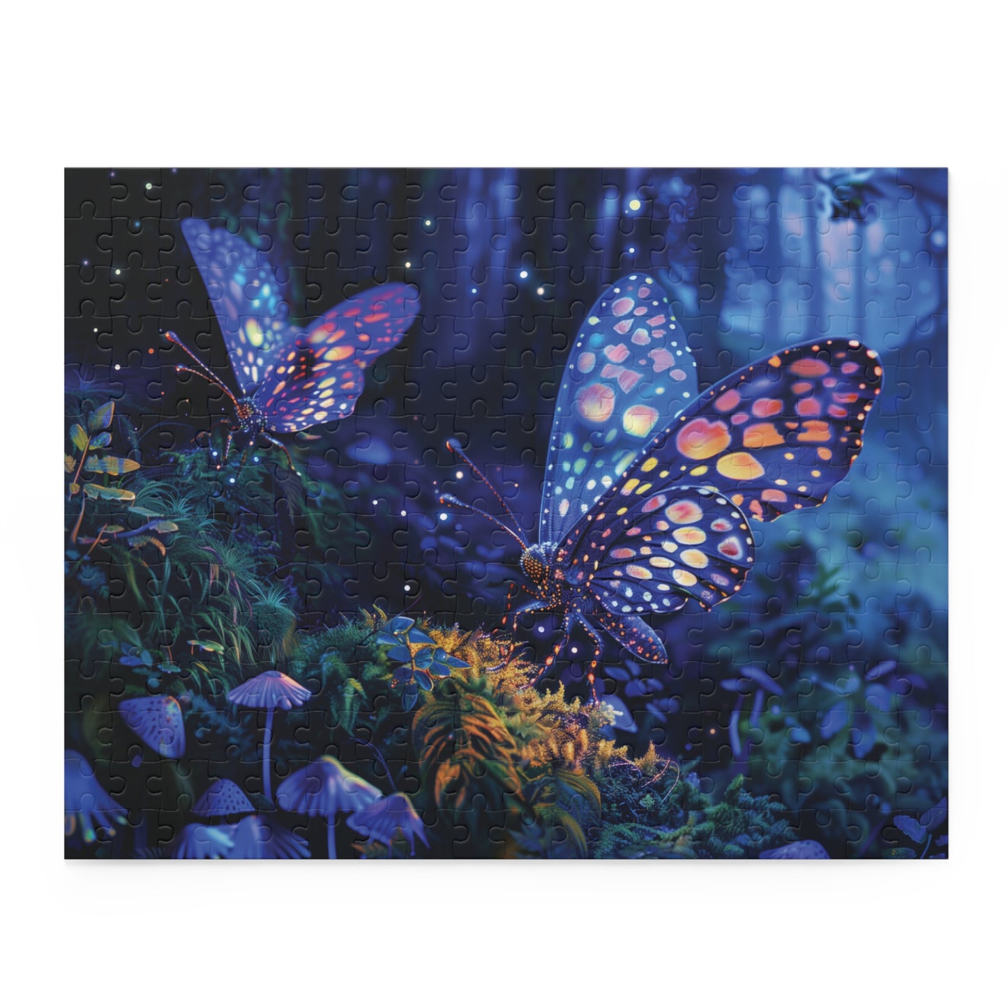 Butterfly Puzzle, Moth Jigsaw Puzzle, Beautiful Painting Puzzle, Artistic Puzzle, 120 pieces, 252 pieces, 500 pieces, Family Game