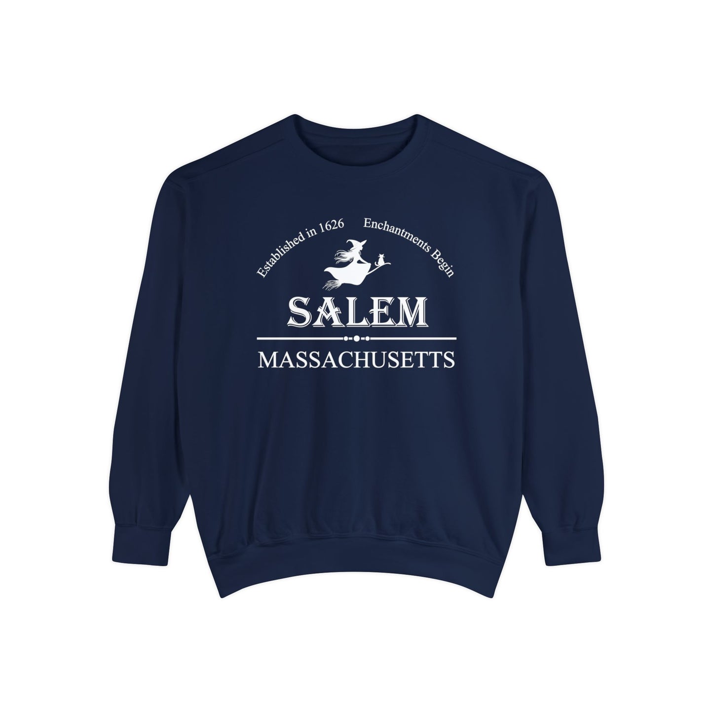 Salem Massachusetts Sweatshirt, Comfort Colors Sweater, 1626 Salem, Halloween Sweatshirt, Witch Sweatshirt, Spooky Sweatshirt, 1692 Witch