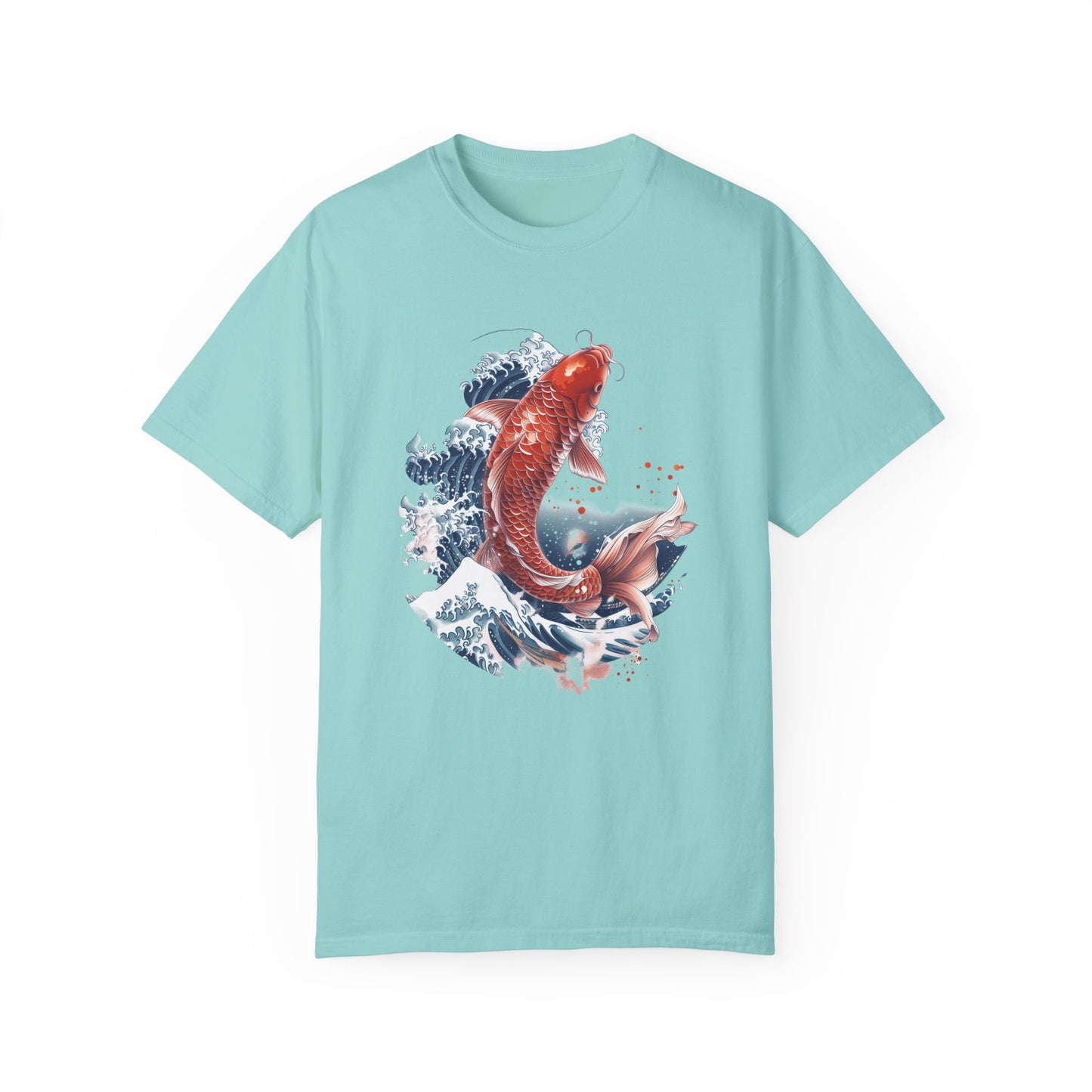Comfort Colors Koi Fish Shirt Japanese Style Shirt Fresh Water Aquatic Life TShirt Aquarium TShirt Fish Lover Gift Aesthetic Shirt Gold Fish
