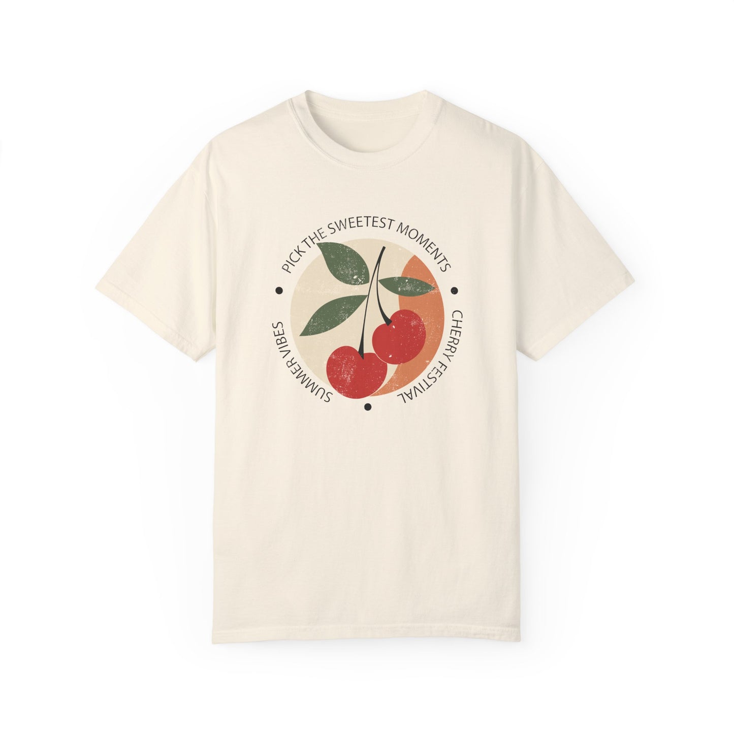 Cherry Festival T-Shirt, Retro Cherry Tee, Summer Vibes Shirt, Harvest Season Top, Unisex Fruit Lover Clothing, Vintage Aesthetic Apparel