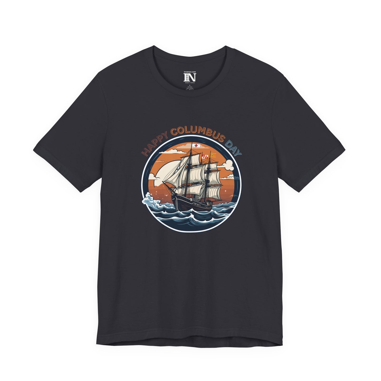 Happy Columbus Day Shirt, Columbus Day Shirt, Discovered America Shirt, Gift for Columbus Day, Sailing Shirt, Santa Maria Shirt