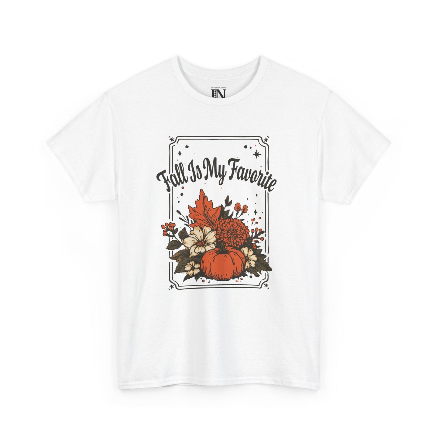 Fall Is My Favorite Graphic Tee, Autumn Pumpkin Patch Shirt, Harvest Season Apparel, Fall Seasonal Graphic Tee, Cozy Fall T-Shirt