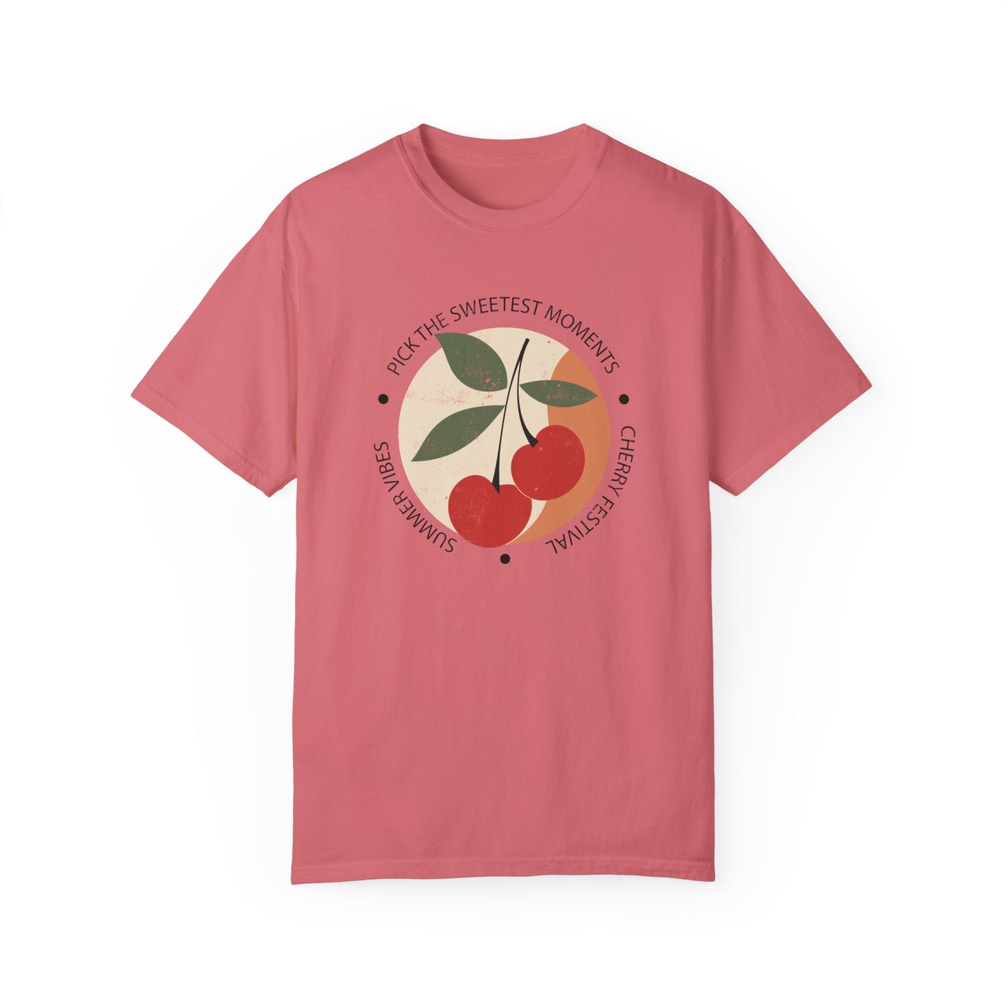Cherry Festival T-Shirt, Retro Cherry Tee, Summer Vibes Shirt, Harvest Season Top, Unisex Fruit Lover Clothing, Vintage Aesthetic Apparel