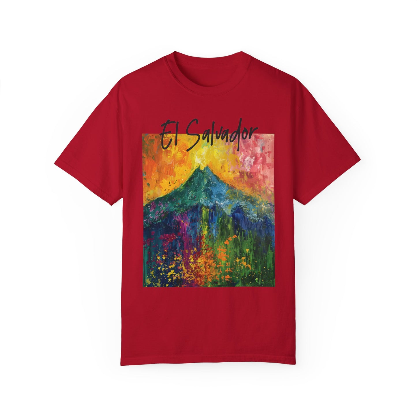 Comfort Colors El Salvador Shirt, Volcano Shirt, El Salvador Lover, Travel El Salvador, Hispanic Shirt, Hispanic Heritage Shirt