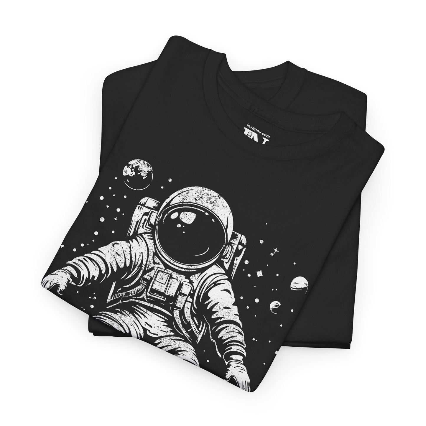 Space Explorer Graphic Tee, Astronaut Graphic T-Shirt, Cosmic Theme Shirt, Searching Space, Unisex Heavy Cotton Tee, Space Enthusiast Gift