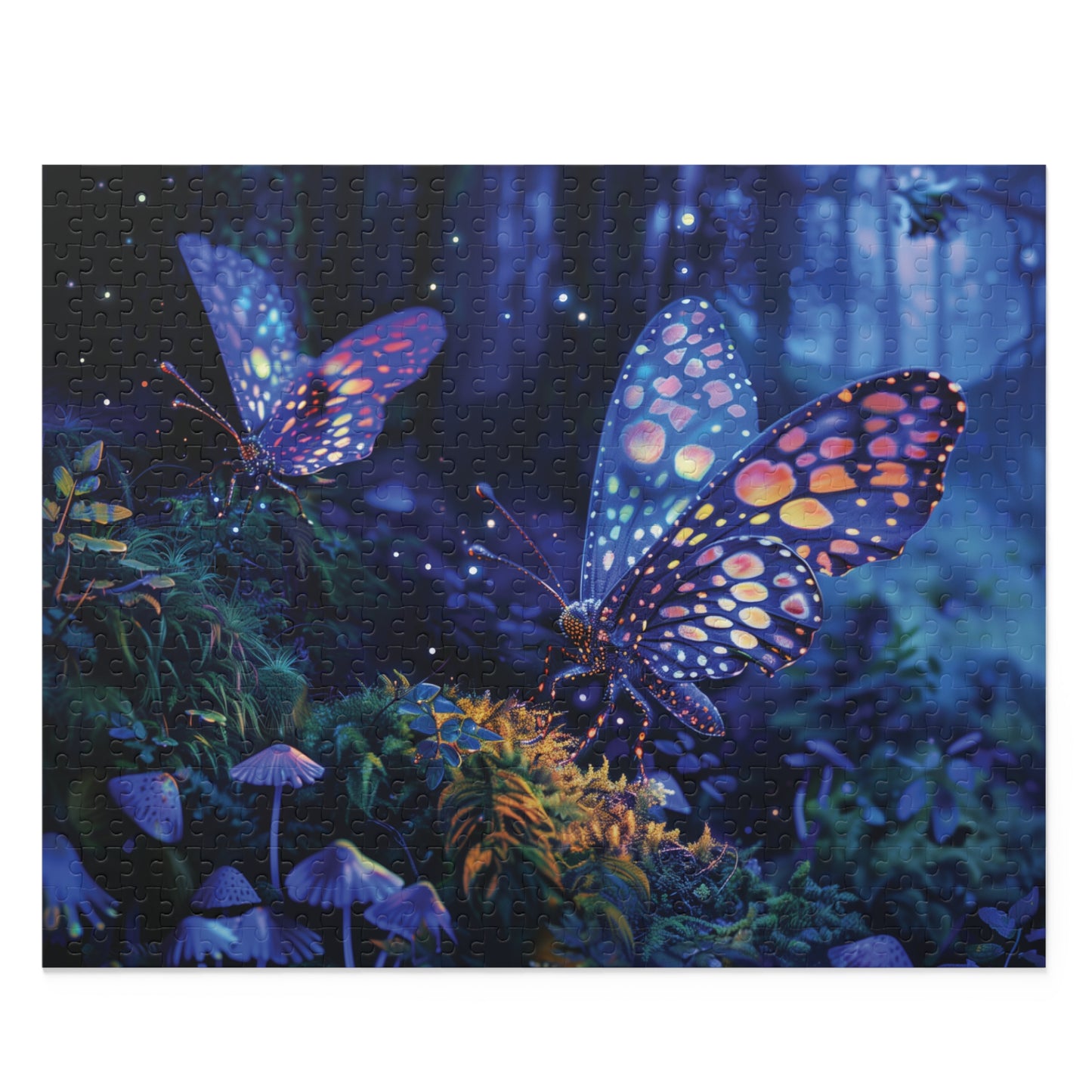 Butterfly Puzzle, Moth Jigsaw Puzzle, Beautiful Painting Puzzle, Artistic Puzzle, 120 pieces, 252 pieces, 500 pieces, Family Game