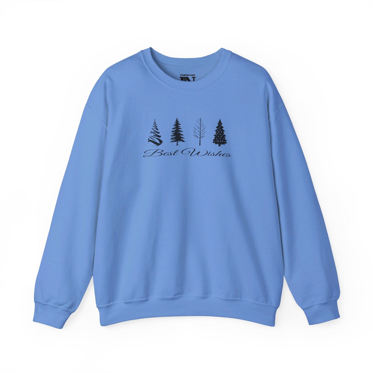 Christmas Tree sweatshirt, Pine Tree Sweater, Best Wishes Sweatshirt, Xmas Sweater, Christmas Gift Idea, Winter Sweater, Gift for her