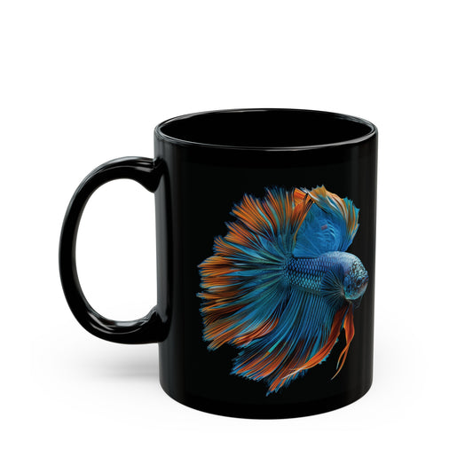 Betta Fish Mug, Aquarium Mug, Fish Coffee Mug, Fish Lover Mug, Birthday Gift, Tropical Fish Mug, Exotic Fish Mug, Coffee Mug, Tea Cup