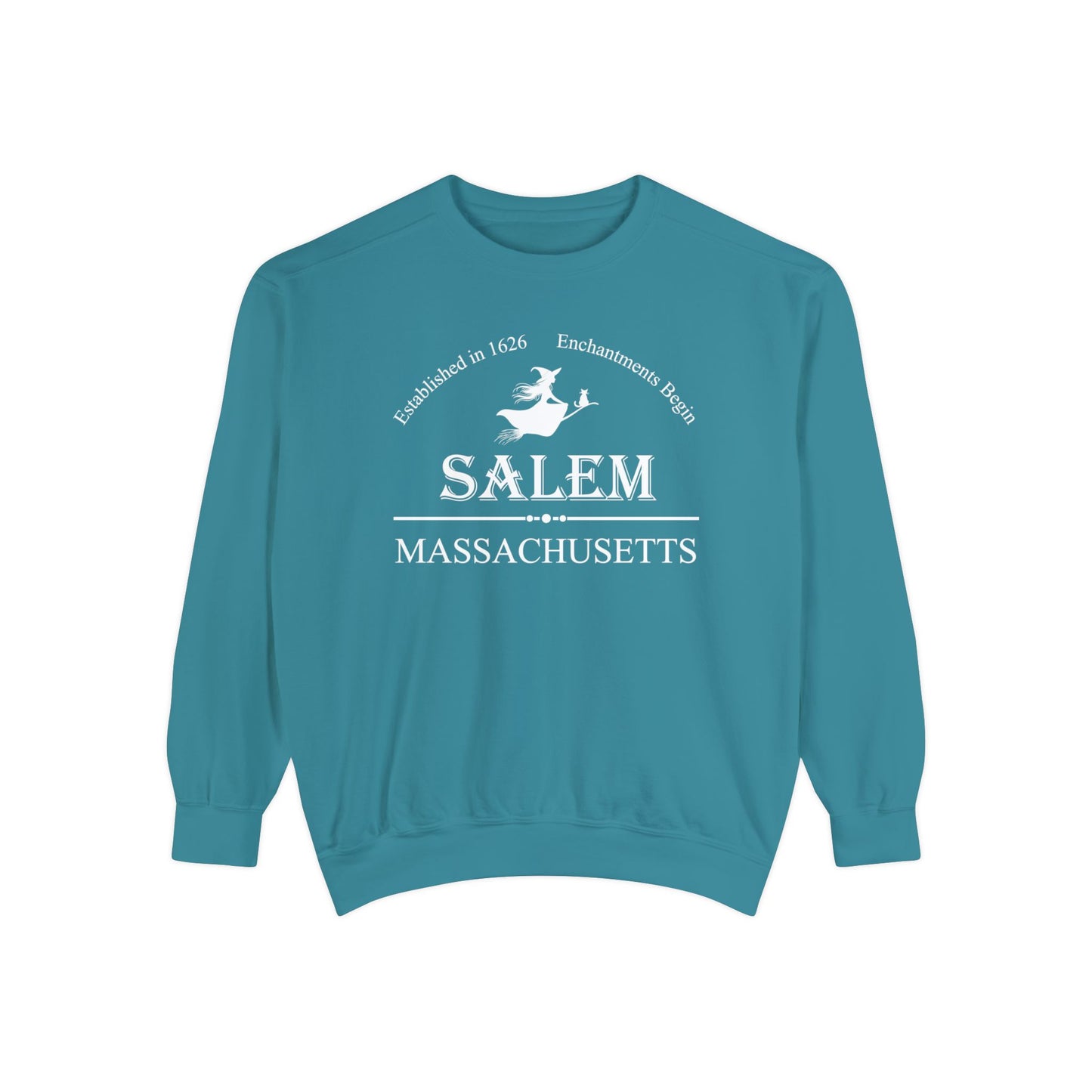 Salem Massachusetts Sweatshirt, Comfort Colors Sweater, 1626 Salem, Halloween Sweatshirt, Witch Sweatshirt, Spooky Sweatshirt, 1692 Witch