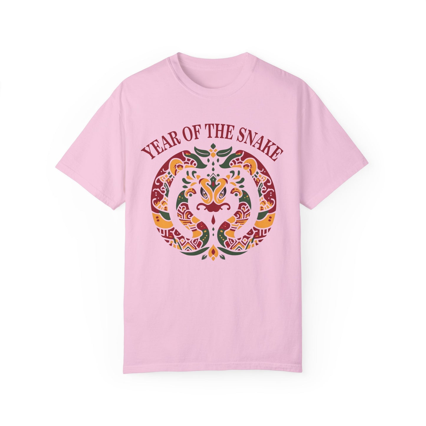 Chinese Snake Motif Unisex T-shirt, Comfort Colors Shirt for Chinese New Year 2025, Festive Lunar New Year Tee, Year of the Snake Top