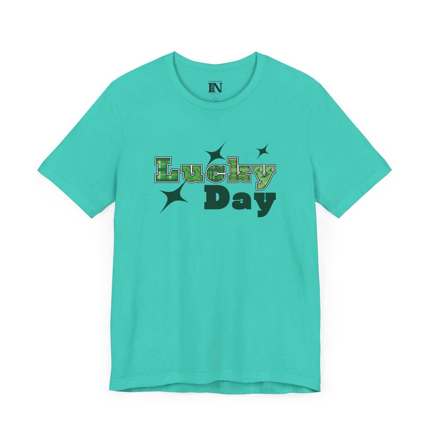 Lucky Day T-Shirt, St Patrick's Day Tee, Lucky Star Shirt, Fortune Shirt, Positive Vibes Top, Sparkling Star Accent Clothing