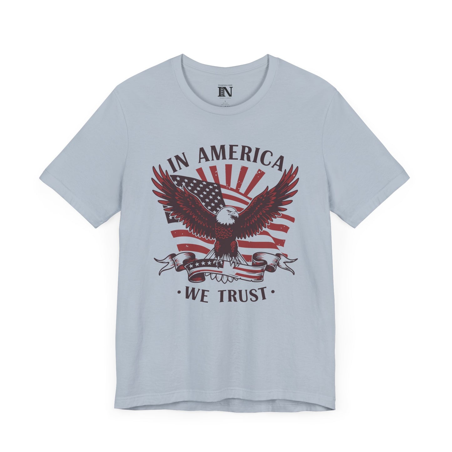 Patriotic Tee Shirt, 4th of July Independence Day Eagle Shirt, USA America Patriot Tee, Red White Blue Tee, Patriotic Gift Shirt, US Flag