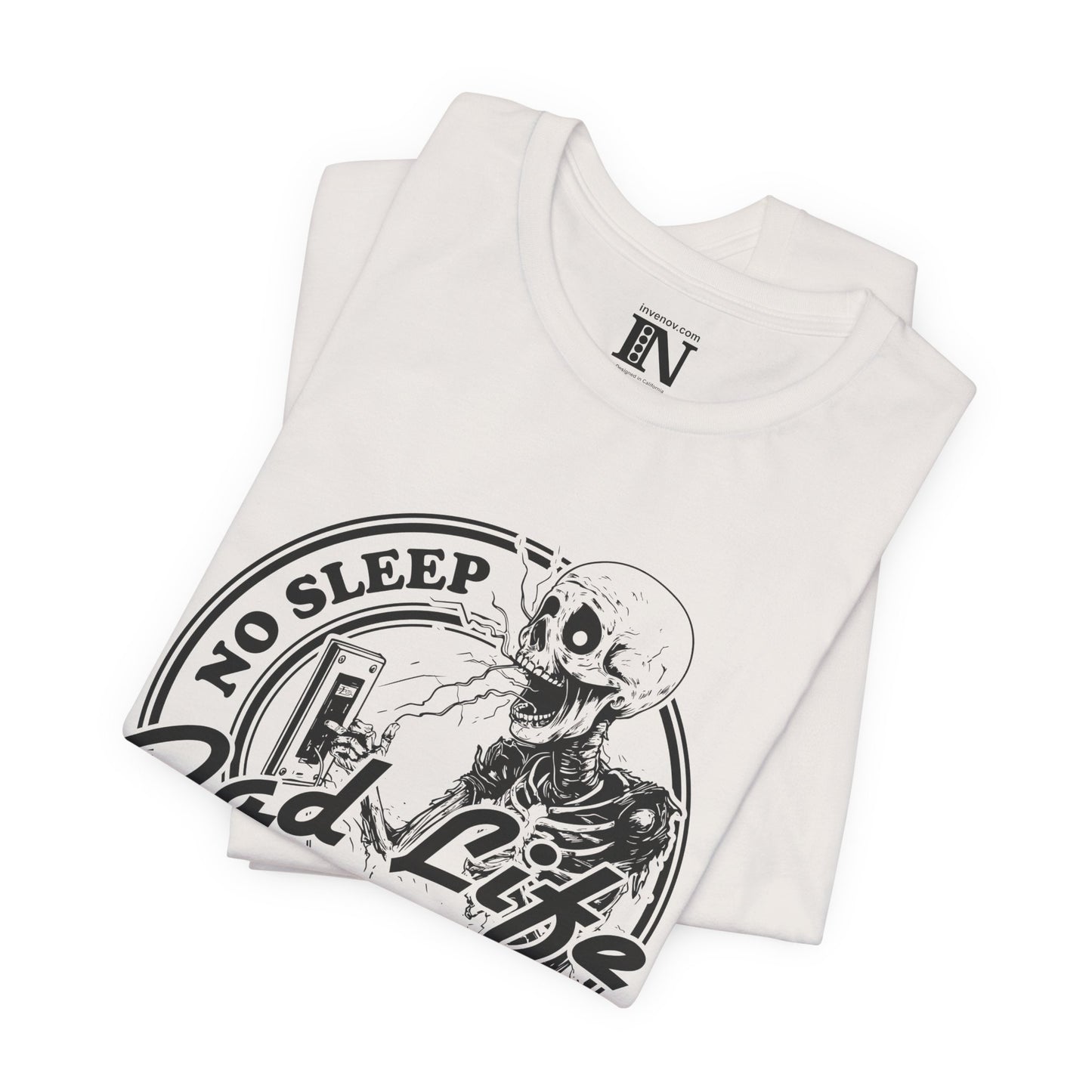 Father's Day Shirt, Funny New Dad Gift, Dad Life Skeleton Night Shift No Sleep T-Shirt, Funny Dad Gift, Dad Humor Shirt, New Parents Gift