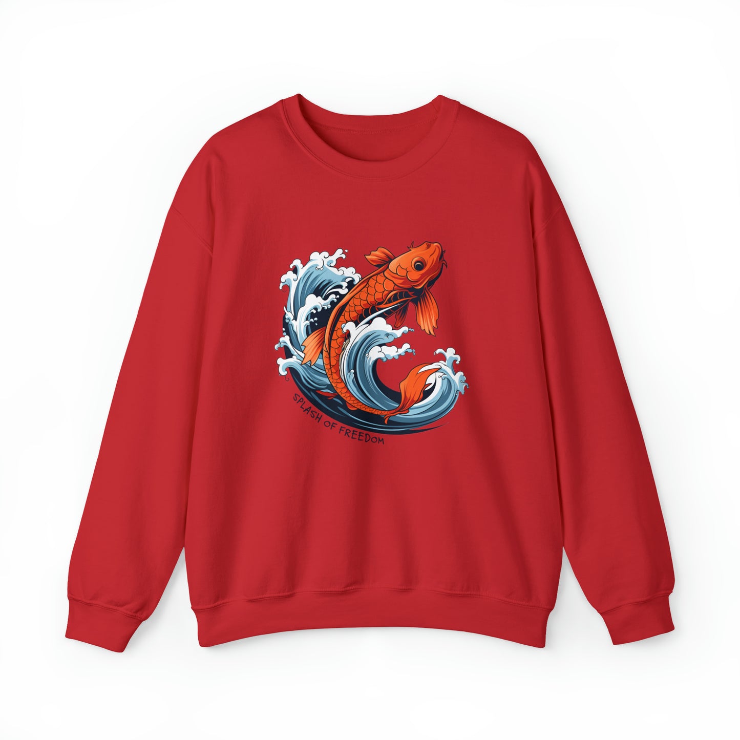 Koi Fish Sweater, Japanese Koi Fish Sweatshirt, Fish Sweater, Japanese Sweater, Koi Fish Lover Gift, Aquarium Sweater, Pond Fish Sweatshirt