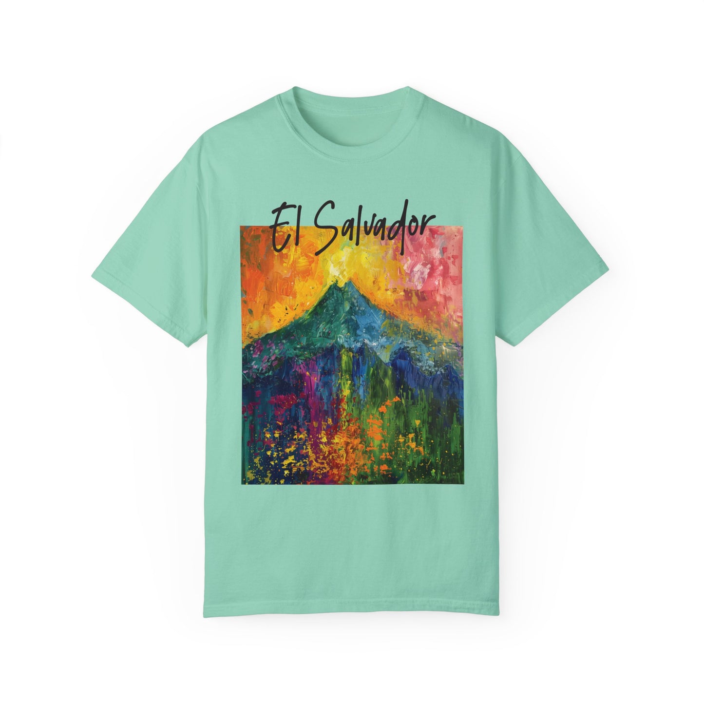 Comfort Colors El Salvador Shirt, Volcano Shirt, El Salvador Lover, Travel El Salvador, Hispanic Shirt, Hispanic Heritage Shirt