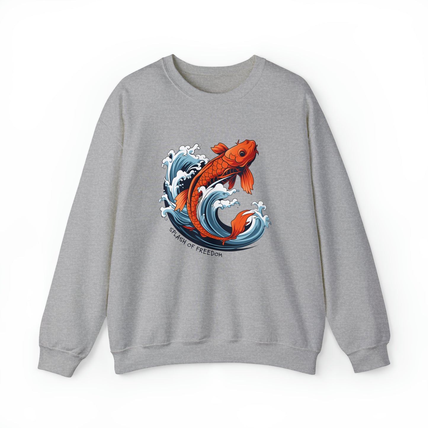 Koi Fish Sweater, Japanese Koi Fish Sweatshirt, Fish Sweater, Japanese Sweater, Koi Fish Lover Gift, Aquarium Sweater, Pond Fish Sweatshirt