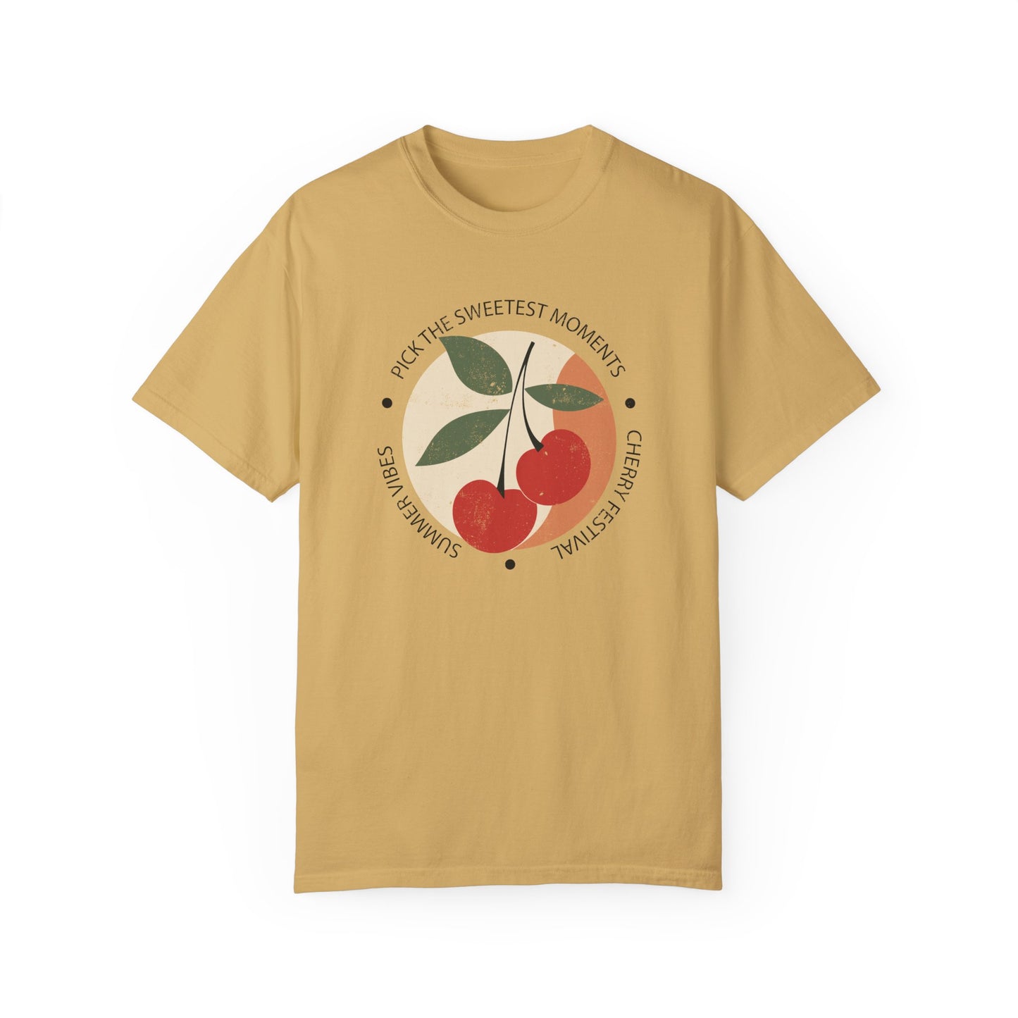 Cherry Festival T-Shirt, Retro Cherry Tee, Summer Vibes Shirt, Harvest Season Top, Unisex Fruit Lover Clothing, Vintage Aesthetic Apparel