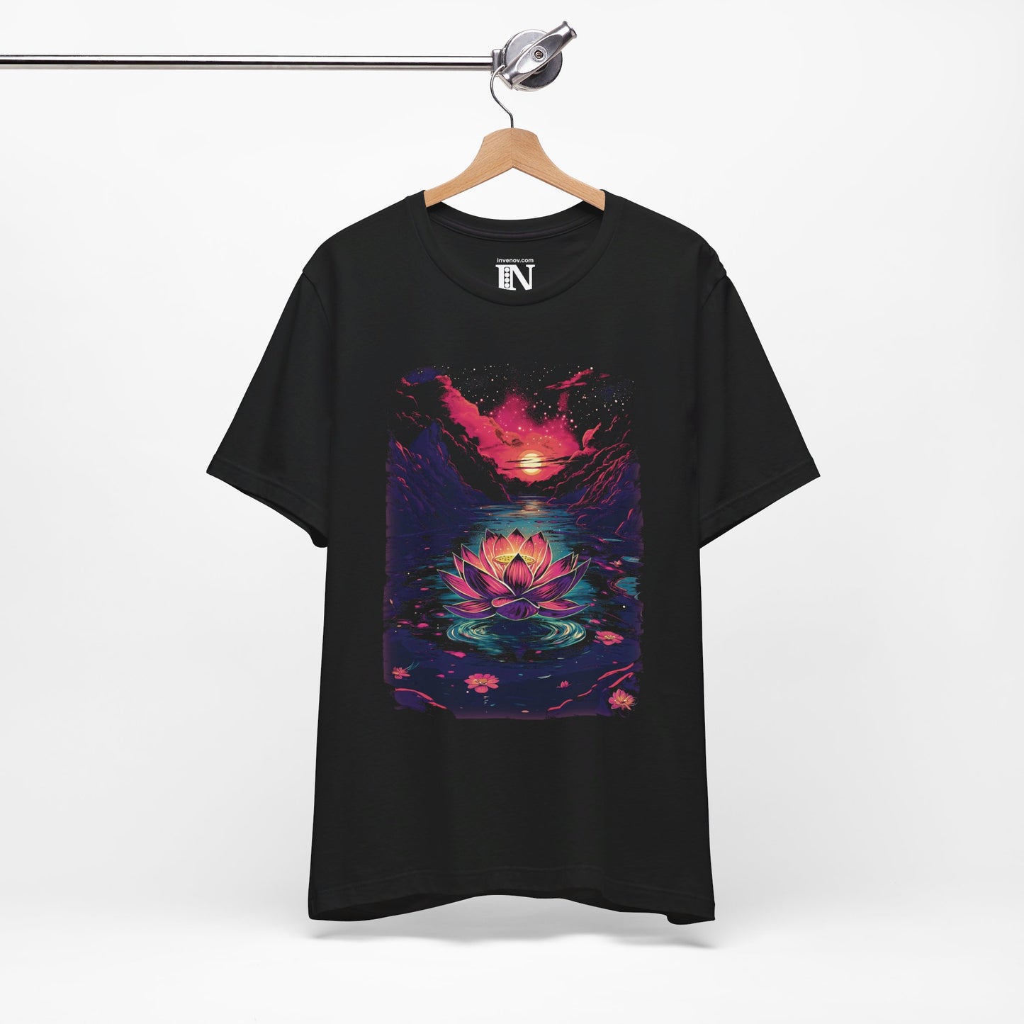 Yoga Shirt, Lotus Flower Shirt, Celestial Lotus Shirt, Abstract Lotus Flower Shirt, Graphic Tee, Meditation Shirt, Lotus Spiritual Shirt