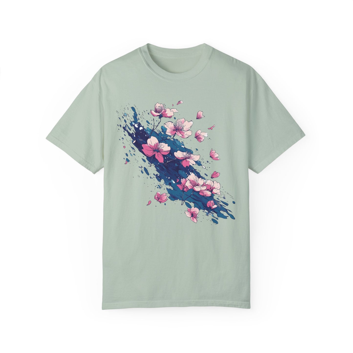 Comfort Colors Cherry Blossom T-shirt, Floral Spring Tee, Abstract Sakura Flower Shirt, Nature Lover Gift, Modern Artistic Clothing