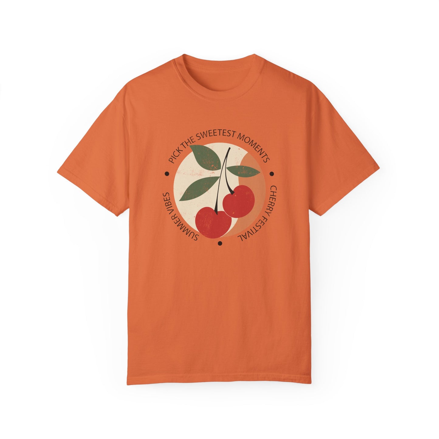 Cherry Festival T-Shirt, Retro Cherry Tee, Summer Vibes Shirt, Harvest Season Top, Unisex Fruit Lover Clothing, Vintage Aesthetic Apparel