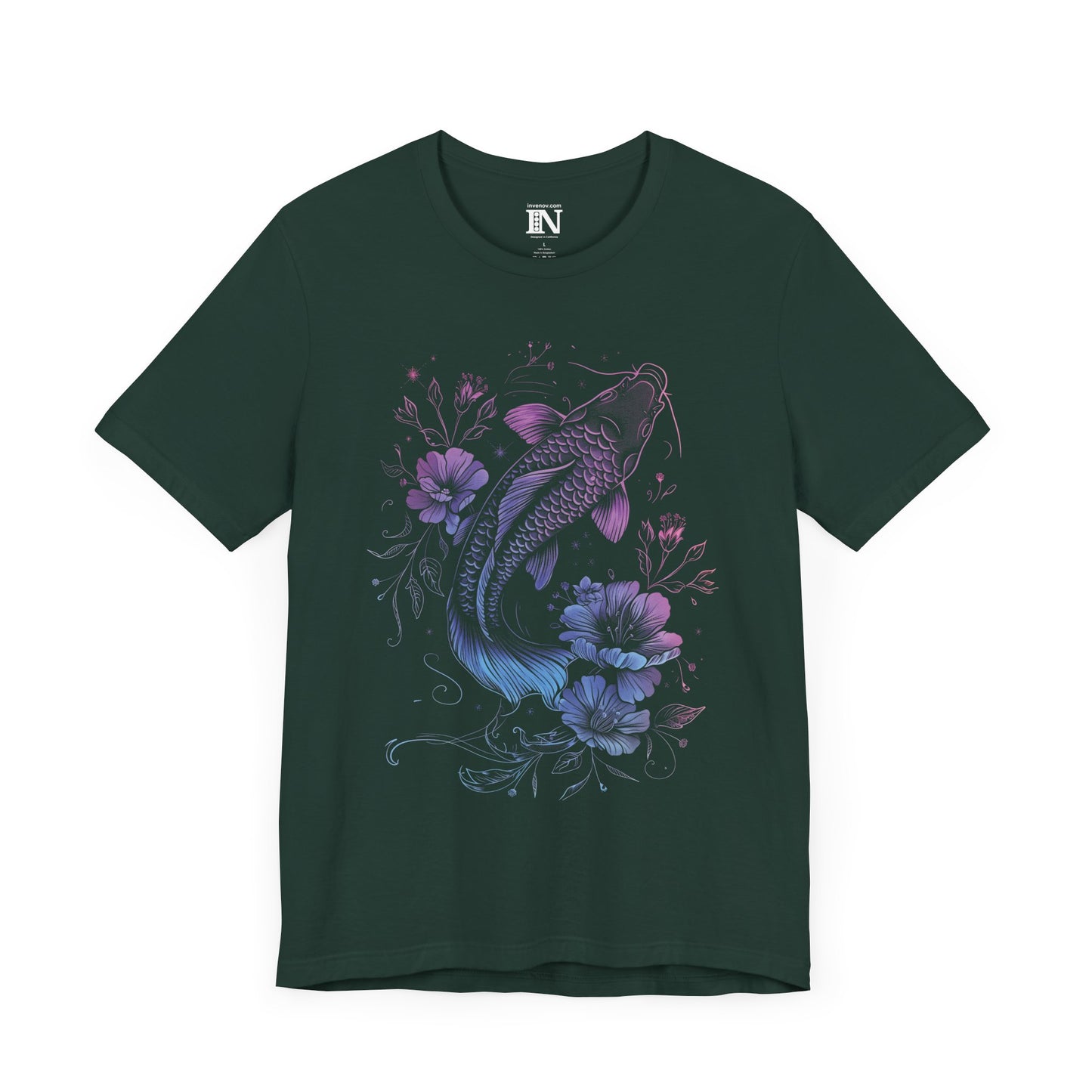 Koi Fish Shirt Japanese Style Shirt Fresh Water Aquatic Life TShirt Aquarium TShirt Fish Lover Gift Aesthetic Shirt Gold Fish Shirt