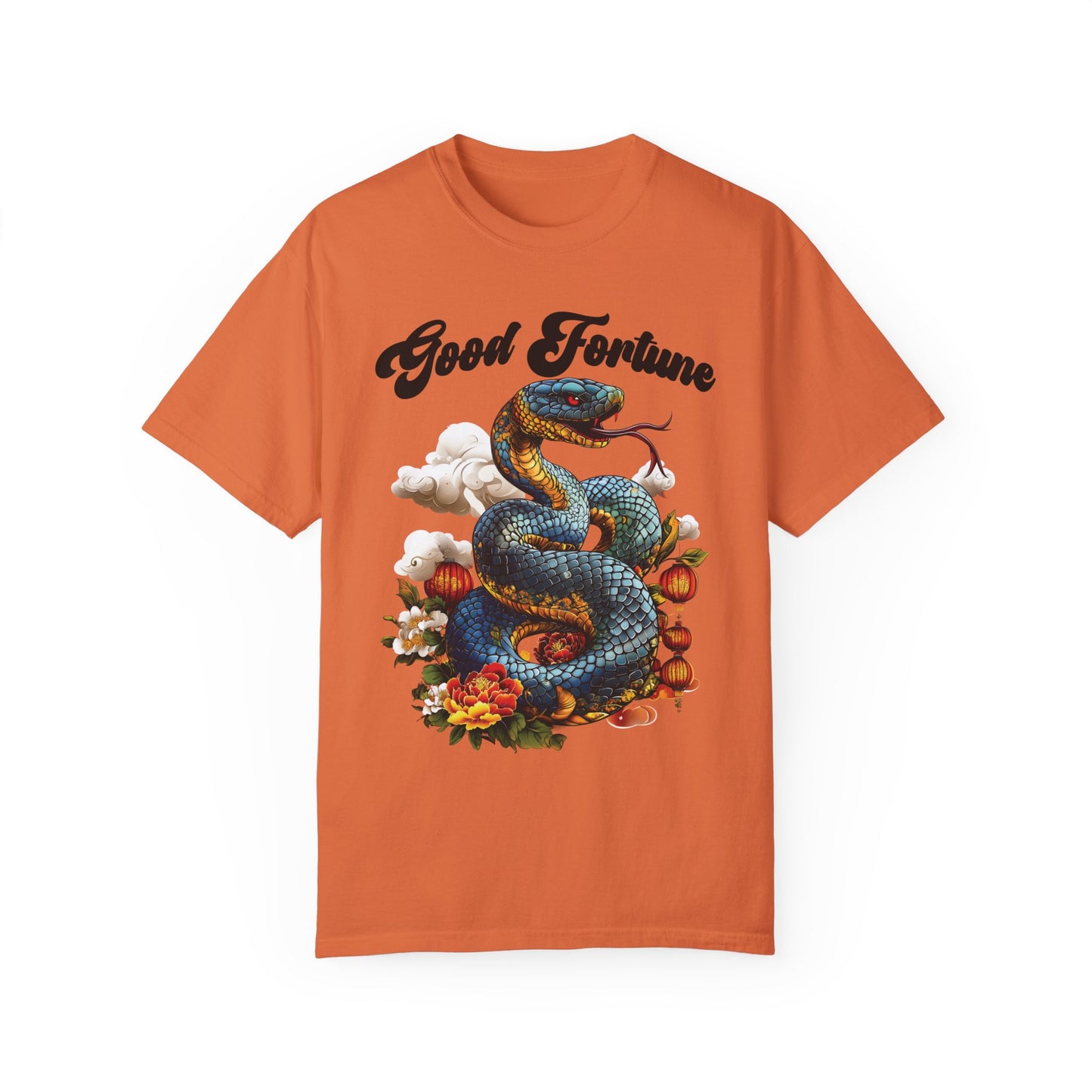 Chinese Snake Shirt, Comfort Colors Chinese New Year Shirt, Festival Lanterns Tee, Mythical Snake, Asian Art Apparel, Lunar New Year Top