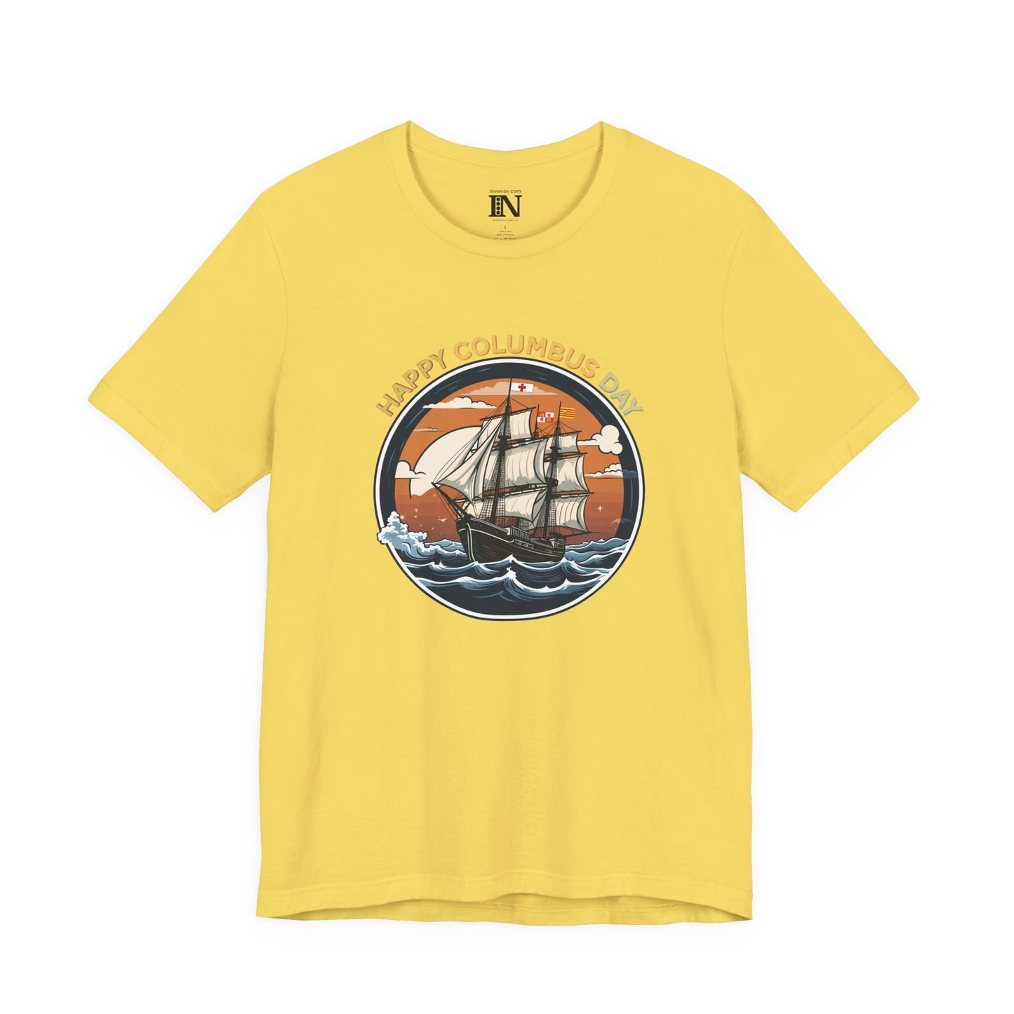 Happy Columbus Day Shirt, Columbus Day Shirt, Discovered America Shirt, Gift for Columbus Day, Sailing Shirt, Santa Maria Shirt