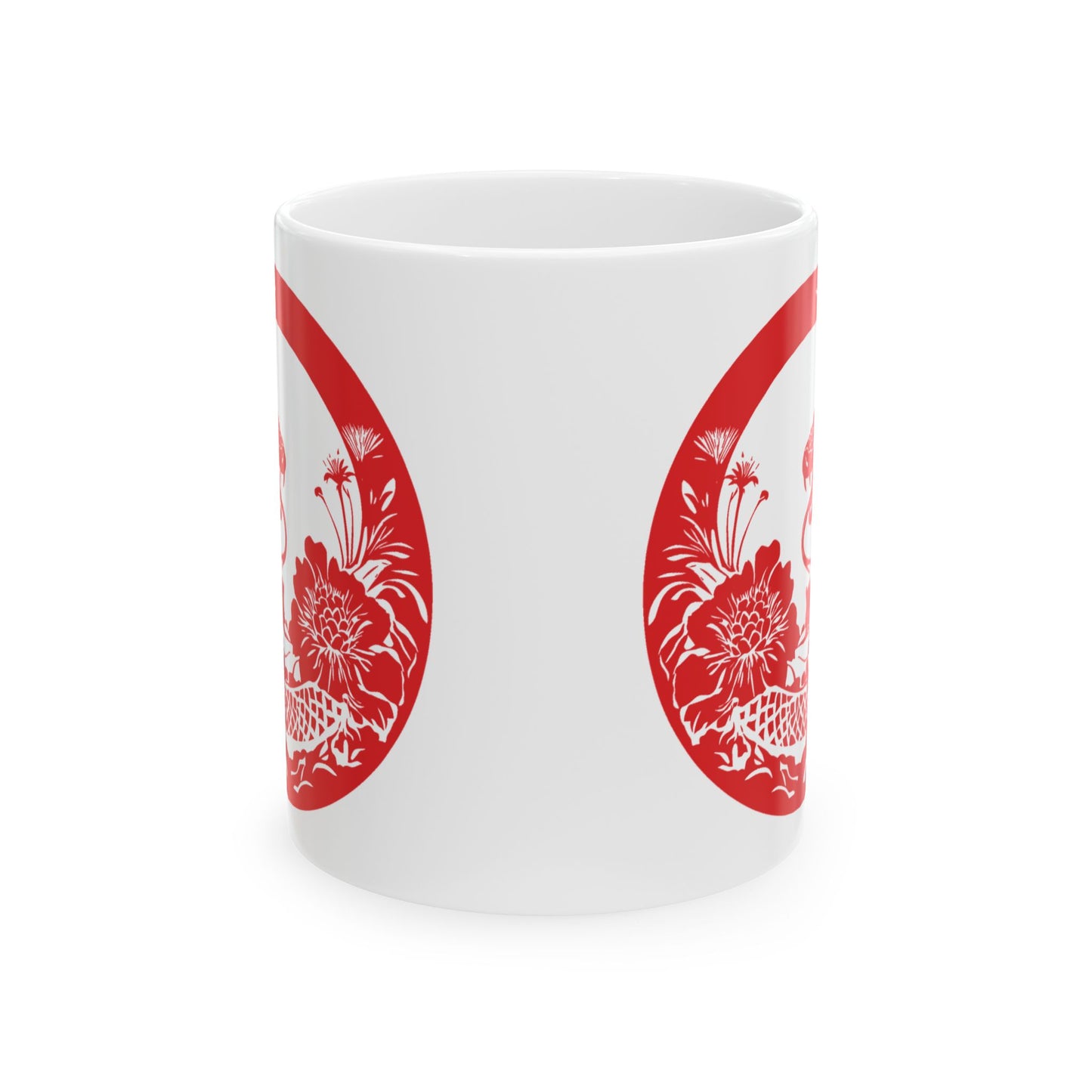 Chinese New Year Mug, 2025 CNY Mug, Red Snake Mug, Year of the Snake Mug, Lunar New Year Mug, 2025 Lunar Year Gift, Chinese New Year Cup