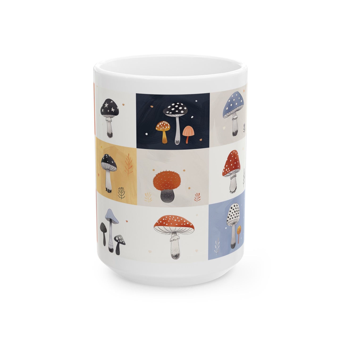 Mushroom Mug, Cute Mushroom Mug, Home Decor Mug, Tea Cup, Mushroom Cottagecore Mug, Coffee Mug, Colorful Mushroom Mug, House Warming Gift