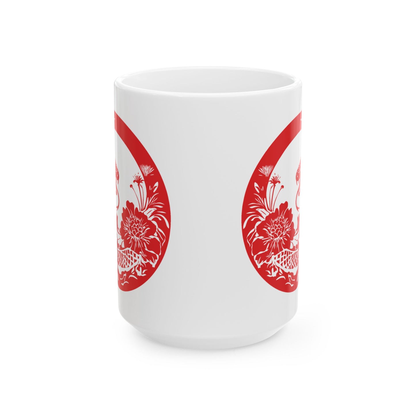 Chinese New Year Mug, 2025 CNY Mug, Red Snake Mug, Year of the Snake Mug, Lunar New Year Mug, 2025 Lunar Year Gift, Chinese New Year Cup