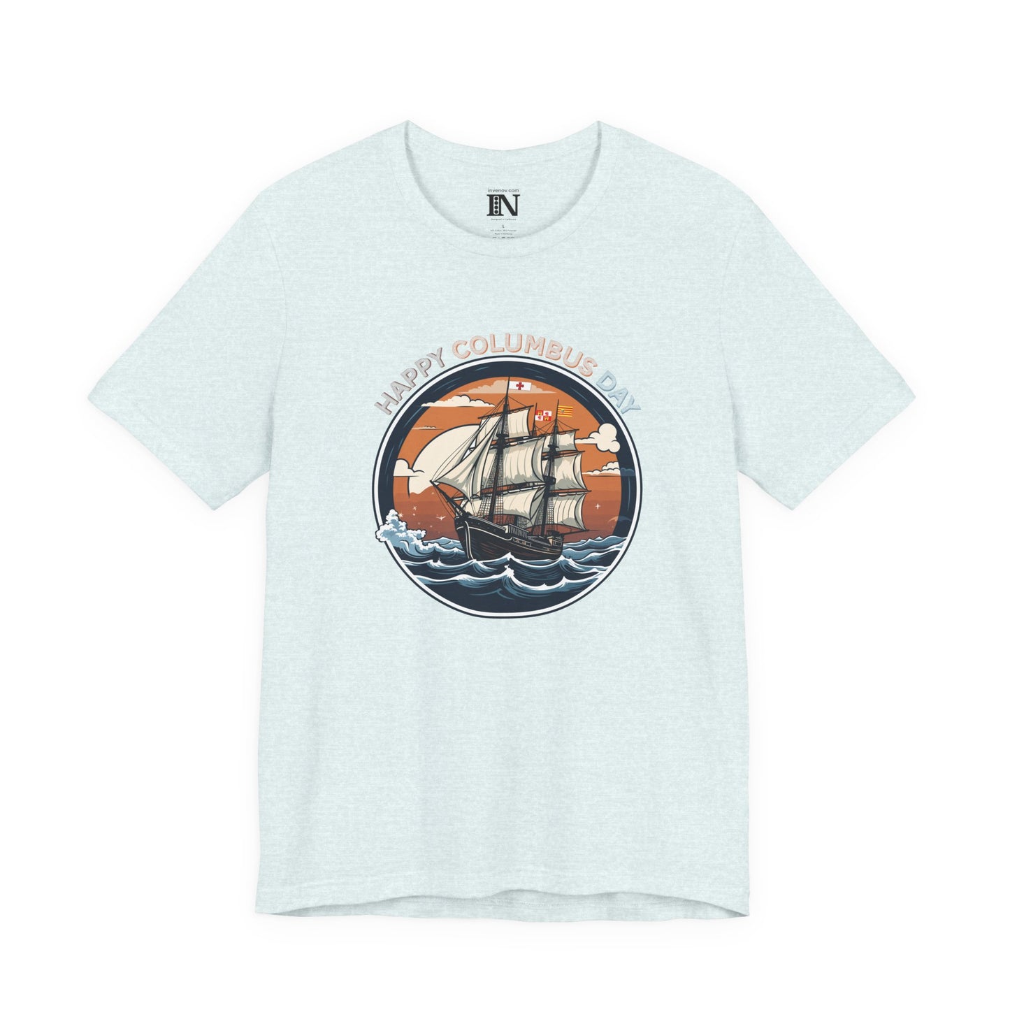 Happy Columbus Day Shirt, Columbus Day Shirt, Discovered America Shirt, Gift for Columbus Day, Sailing Shirt, Santa Maria Shirt