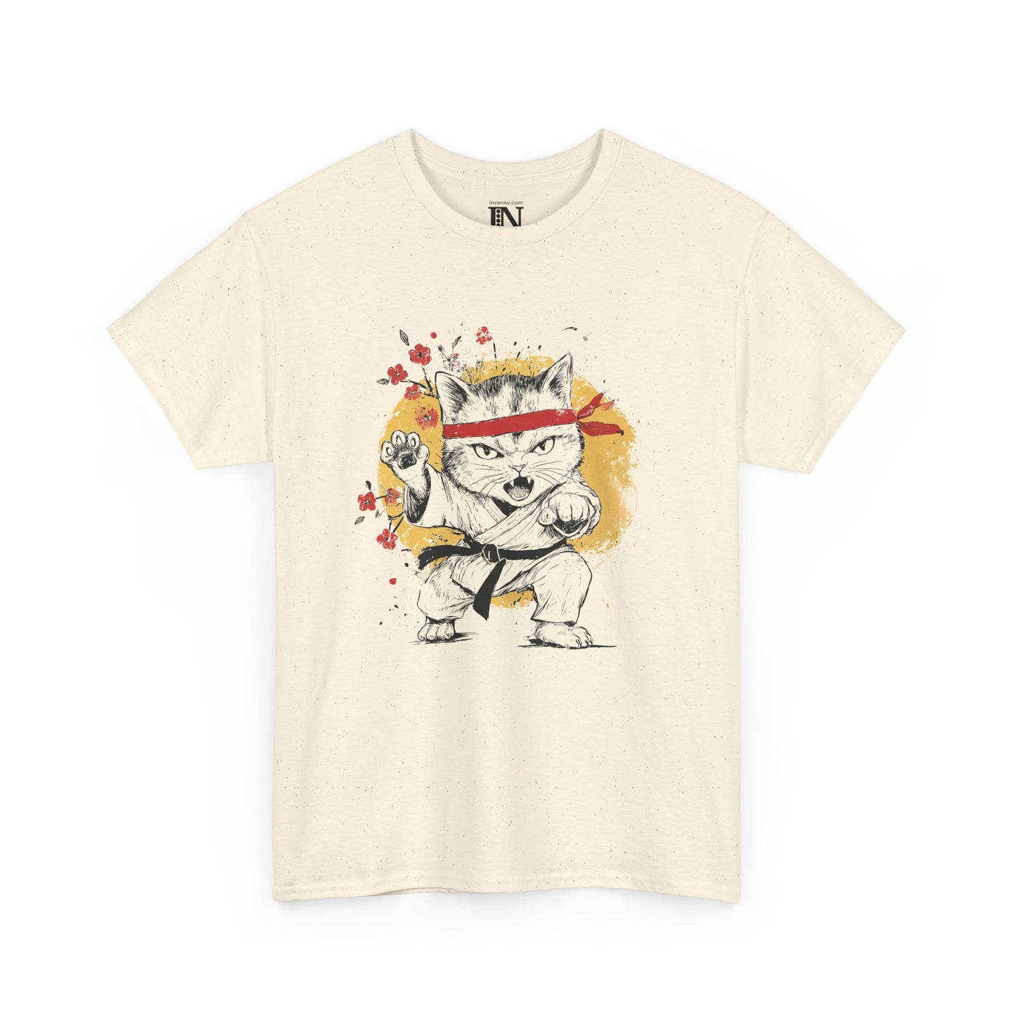 Karate Cat Martial Arts T-Shirt, Cat Lover Gift, Funny Cat Shirt, Martial Arts Enthusiast, Funny Karate Shirt, Cute Cat Tee