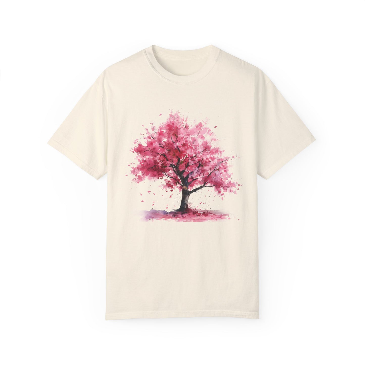Comfort Color Cherry Blossom Shirt, Sakura Tree T-Shirt, Japanese Flower Shirt, Garden Shirt, Wild Flower Tee, Botanical Shirt, Spring Tee