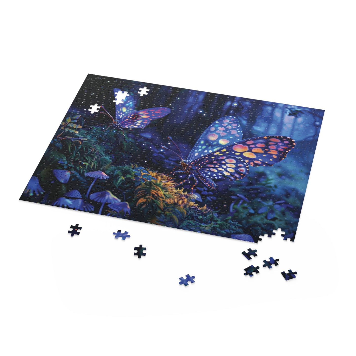 Butterfly Puzzle, Moth Jigsaw Puzzle, Beautiful Painting Puzzle, Artistic Puzzle, 120 pieces, 252 pieces, 500 pieces, Family Game