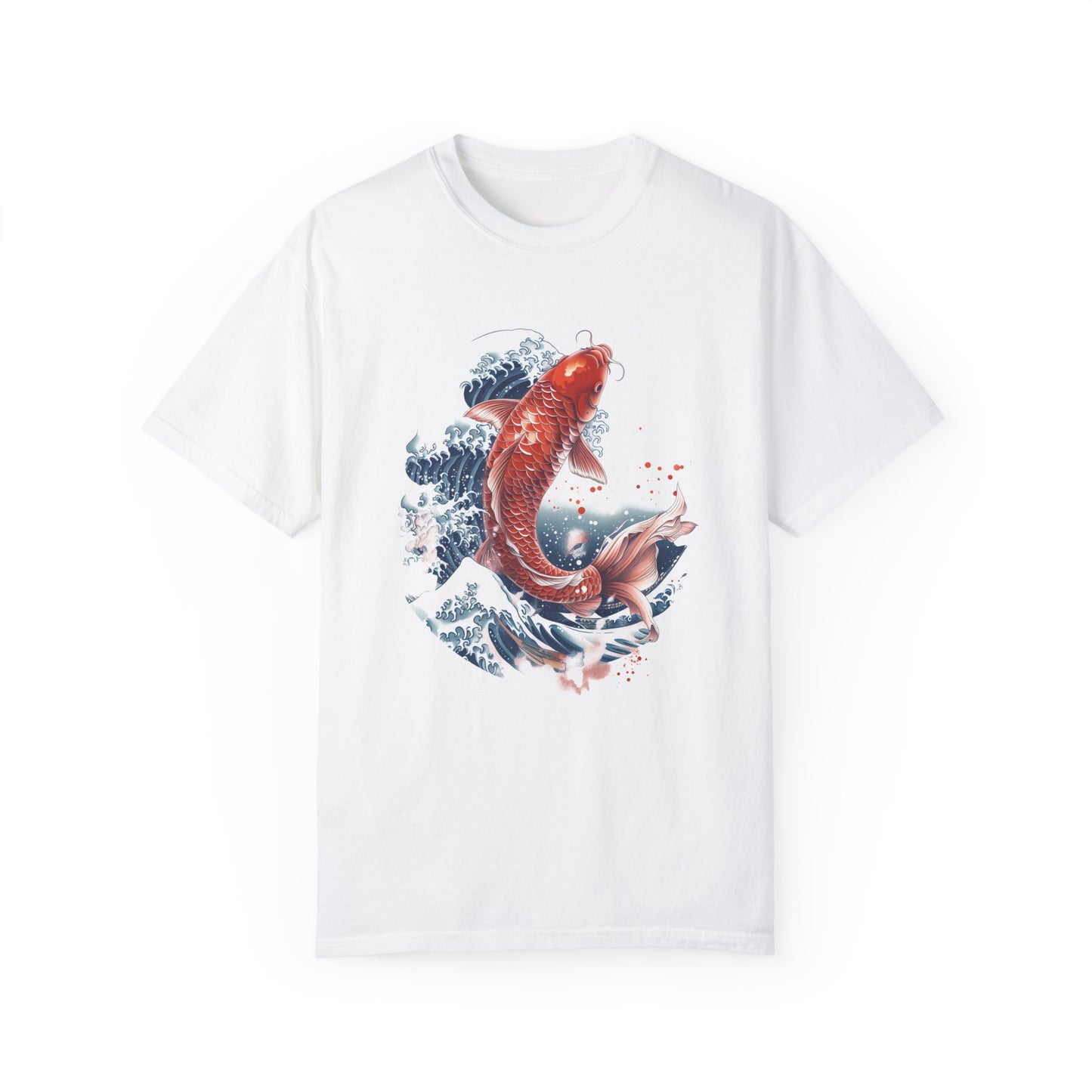 Comfort Colors Koi Fish Shirt Japanese Style Shirt Fresh Water Aquatic Life TShirt Aquarium TShirt Fish Lover Gift Aesthetic Shirt Gold Fish