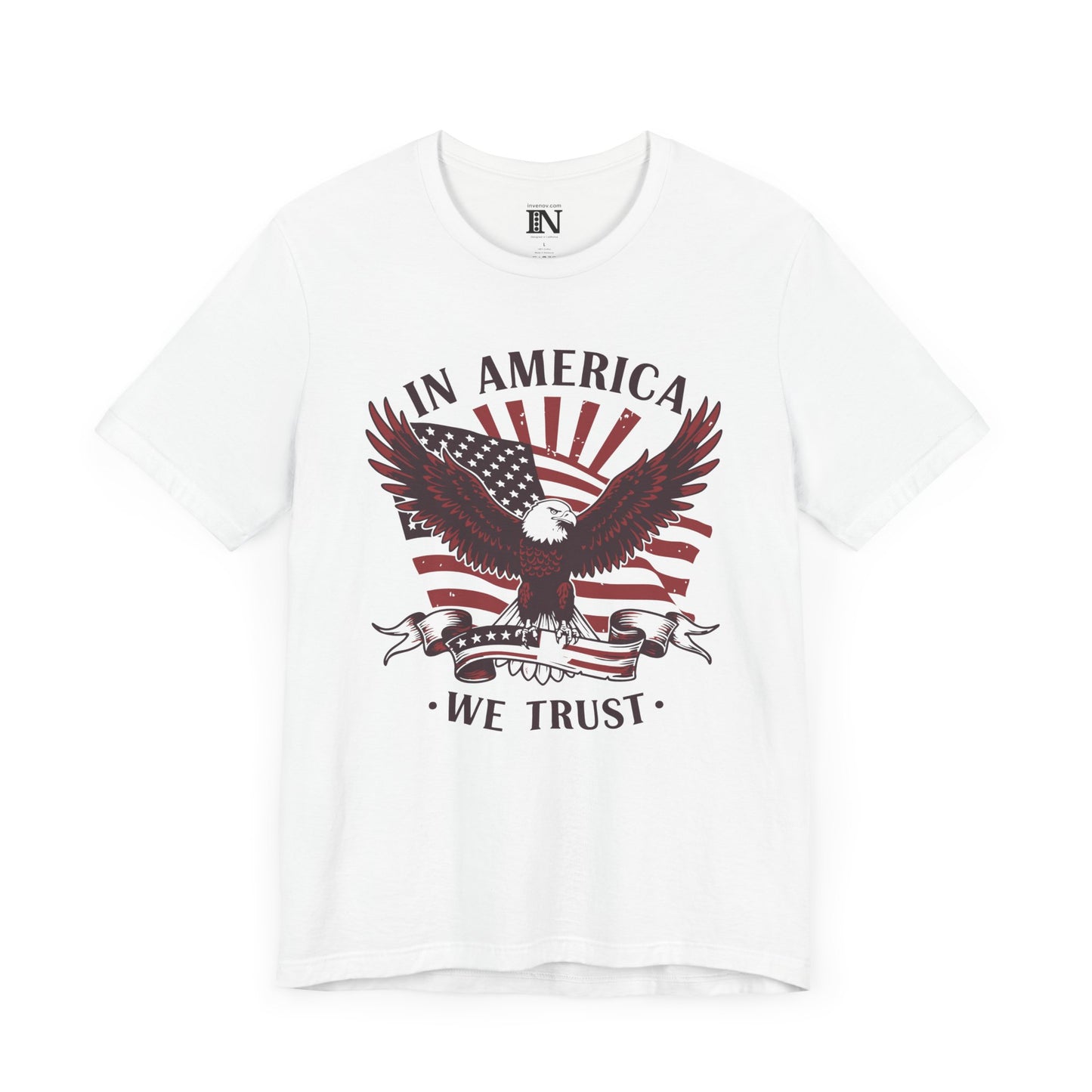 Patriotic Tee Shirt, 4th of July Independence Day Eagle Shirt, USA America Patriot Tee, Red White Blue Tee, Patriotic Gift Shirt, US Flag