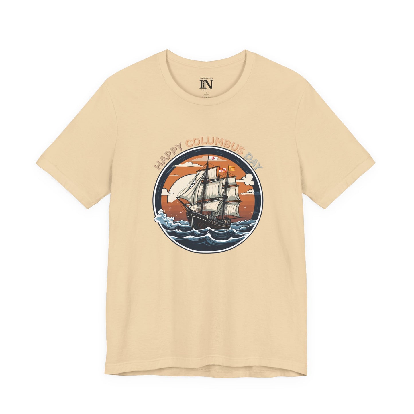 Happy Columbus Day Shirt, Columbus Day Shirt, Discovered America Shirt, Gift for Columbus Day, Sailing Shirt, Santa Maria Shirt