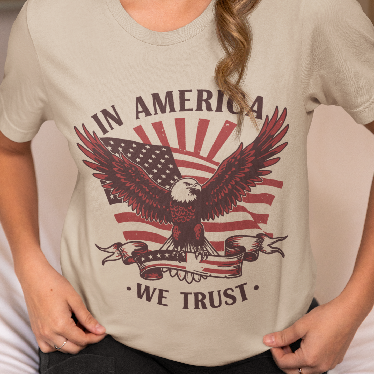 Patriotic Tee Shirt, 4th of July Independence Day Eagle Shirt, USA America Patriot Tee, Red White Blue Tee, Patriotic Gift Shirt, US Flag