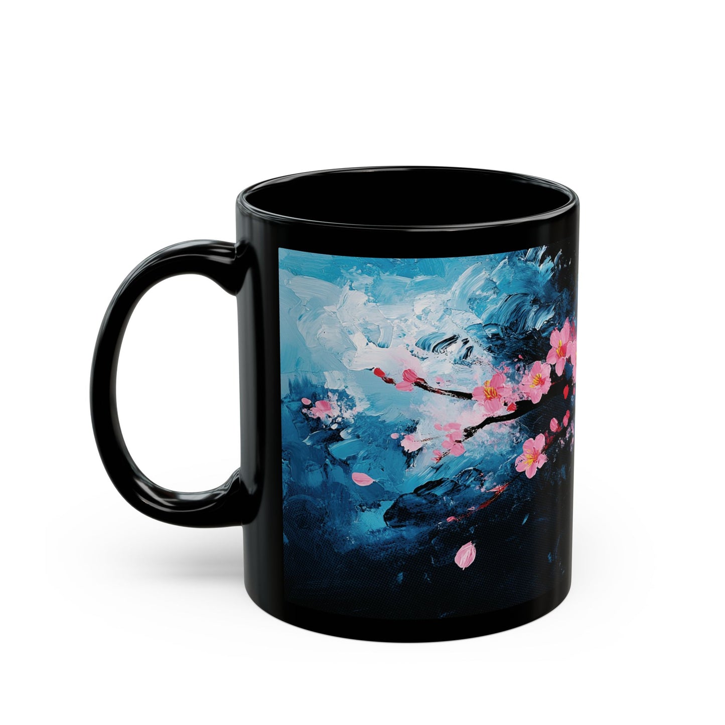 Cherry Blossom Mugs, pair of mugs, 2 coffee mugs, Sakura Tree Mug, Cherry Blossom Flowers Cup, Japanese Mug, Japan Lover Mug