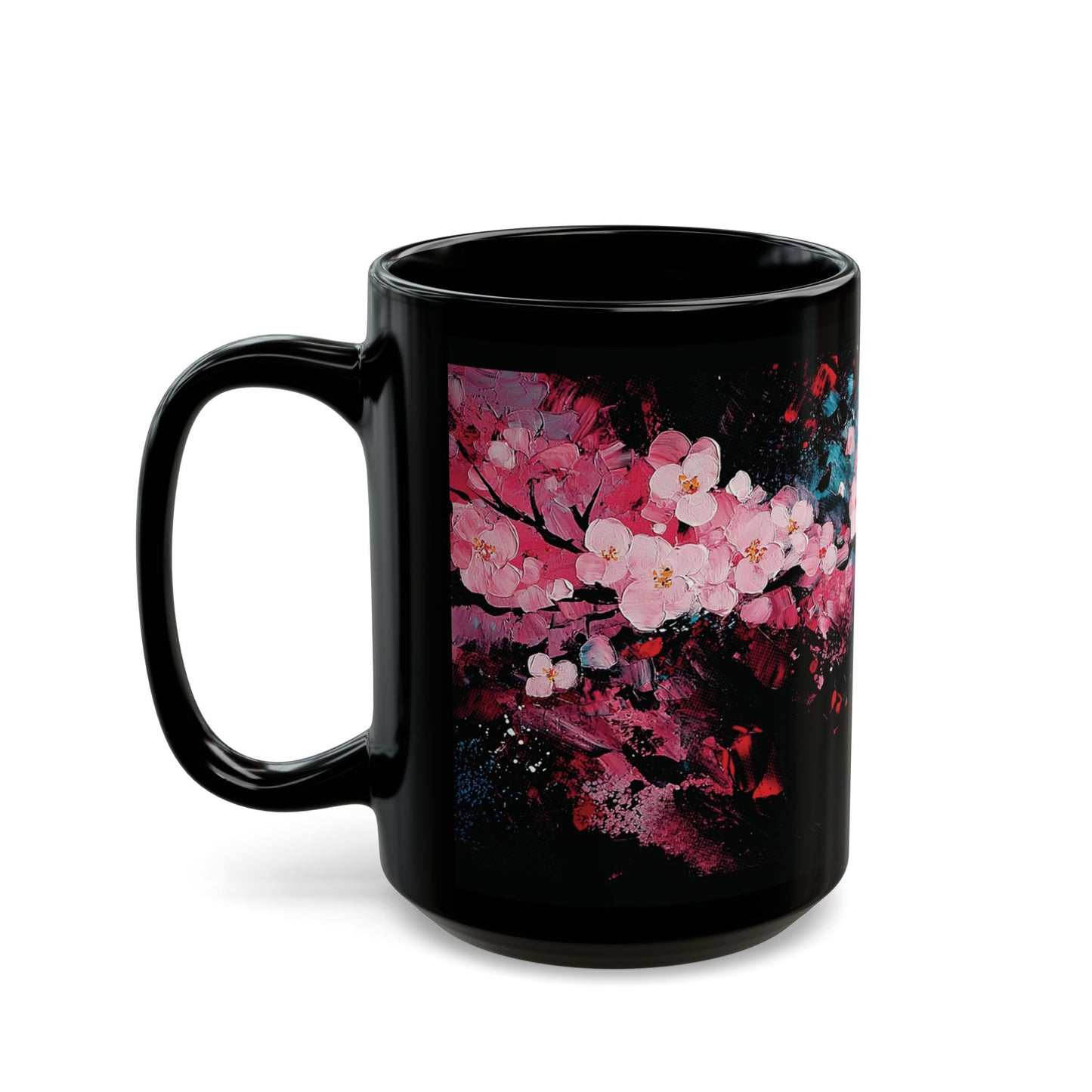 Cherry Blossom Mugs, pair of mugs, 2 coffee mugs, Sakura Tree Mug, Cherry Blossom Flowers Cup, Japanese Mug, Japan Lover Mug