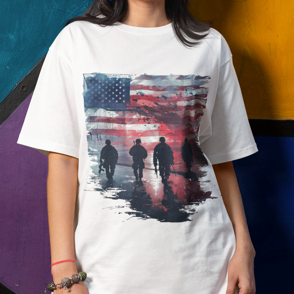 Memorial Day Shirt, American Soldier, American Flag Shirt, USA Flag Tee, Independence Day Shirt, Remember and Honor Shirt, Patriotic Shirt
