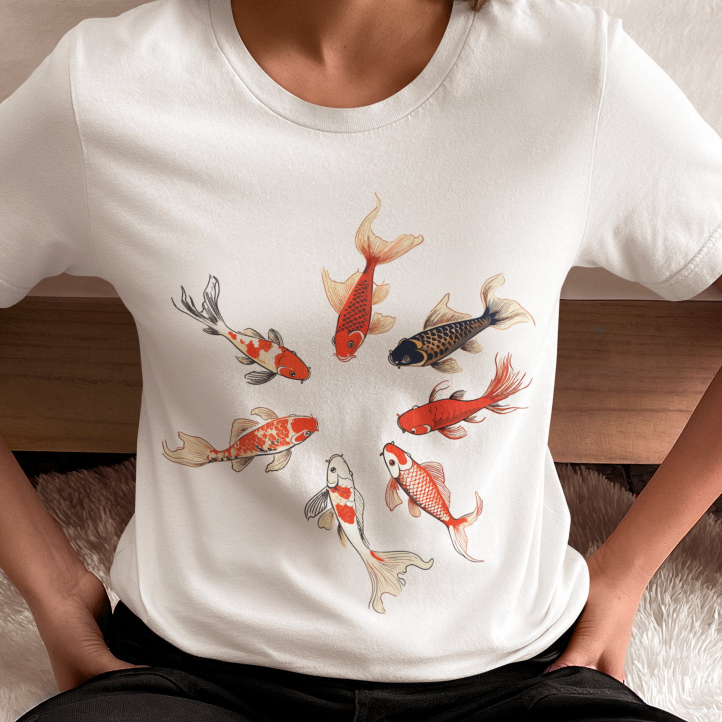 Koi Fish Shirt, Japanese Koi Fish Shirt, Fish Shirt, Japanese Shirt, Koi Fish Lover Gift, Asian Shirt, Aquarium Shirt, Pond Fish Shirt