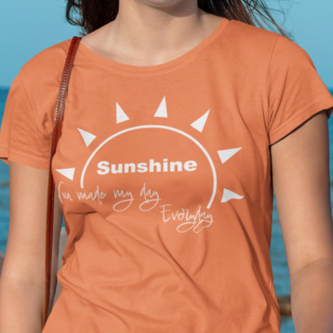 Sunshine T-Shirt, Sun Shirt, You are my sunshine shirt, You made my day tshirt, Summer Shirt, Good Vibe Shirt