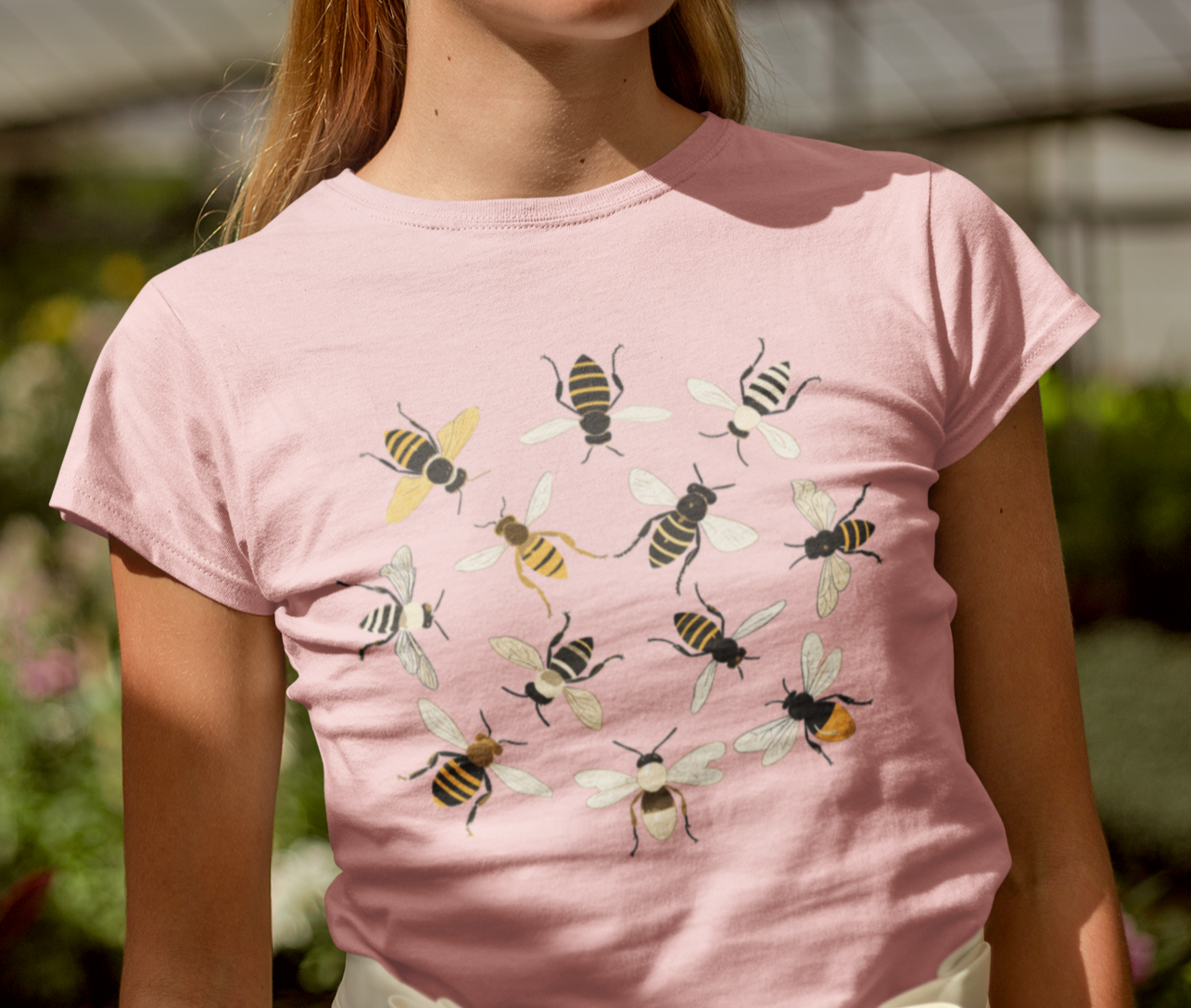 Bee Shirt, Honey Bee Shirt, Flies Shirt, Bee Keeper Shirt, Bee Lover Shirt, Bee Botanical Shirt, Save Bee Shirt, Bee Logo Shirt