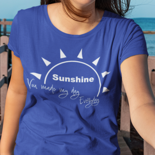 Sunshine T-Shirt, Sun Shirt, You are my sunshine shirt, You made my day tshirt, Summer Shirt, Good Vibe Shirt