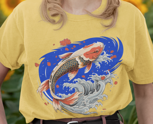 Koi Fish Shirt, Japanese Koi Fish Shirt, Fish Shirt, Japanese Shirt, Koi Fish Lover Gift, Asian Shirt, Aquarium Shirt, Pond Fish Shirt